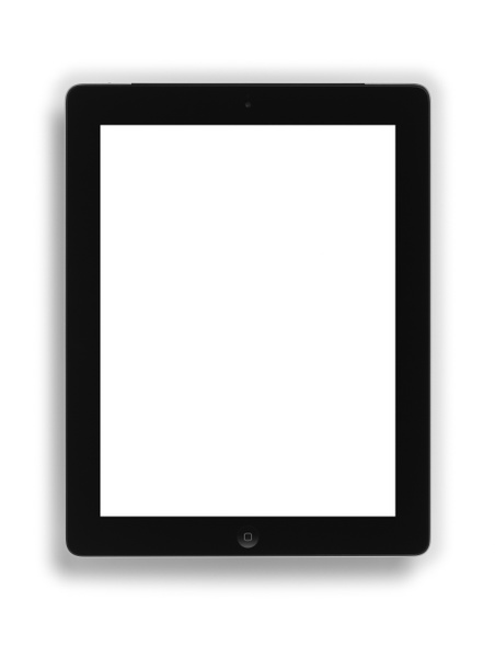 Digital Tablet PC front - Foto, afbeelding