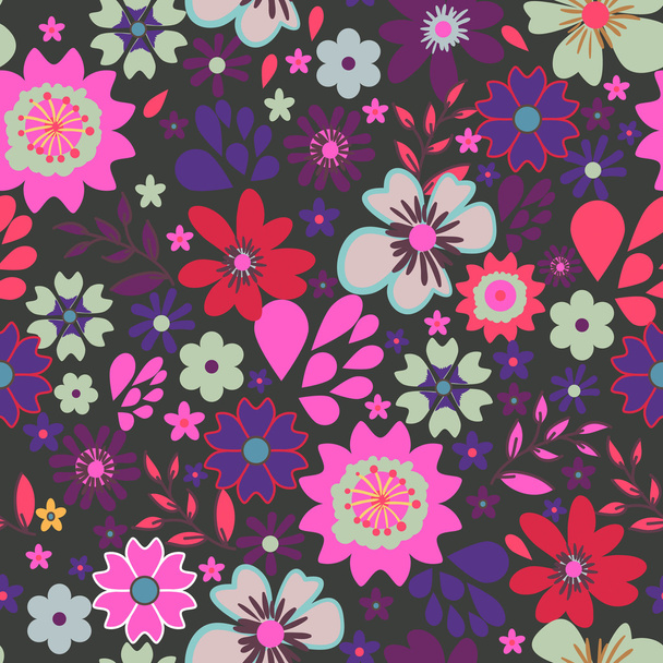 Small flowers - Vector, Image