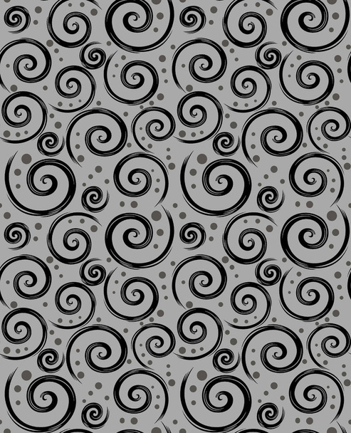 bezproblémový abstraktní černý šedý vzorek - Fotografie, Obrázek