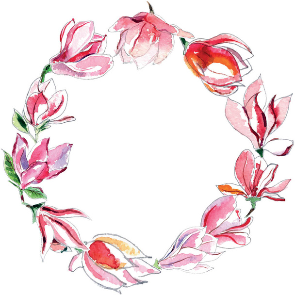 Wreath of magnolias - Photo, Image