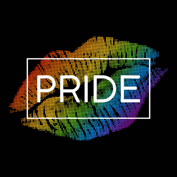 Modern LGBT pride flag in vector format. - Vektor, obrázek