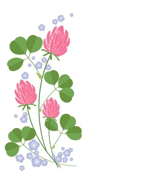 clover background - Vector, afbeelding