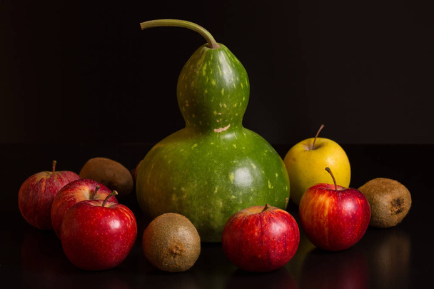 fruits on a dark background - Photo, Image