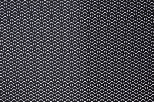 metallic net  grate grey  background  - Photo, Image