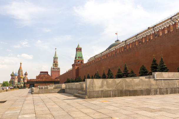 Spasskaya wieża na placu czerwonym - Zdjęcie, obraz