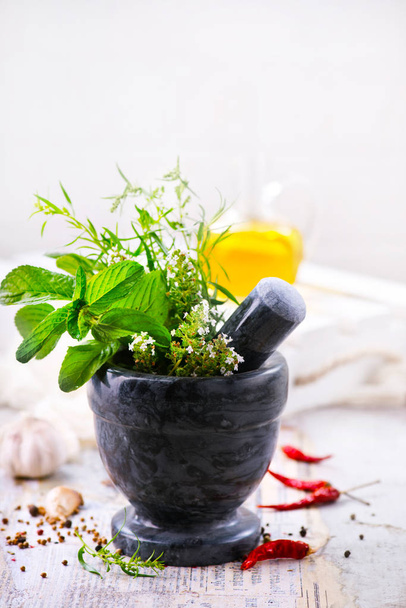aroma herb and spice - 写真・画像