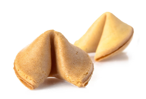 traditional asian fortune cookies, lucky and food concept  - Photo, Image