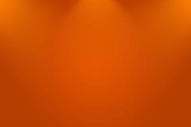 Abstraktní hladký design oranžového pozadí, studio, pokoj, webová šablona, obchodní zpráva s hladkým přechodem barvy - Fotografie, Obrázek