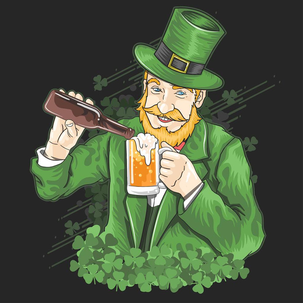 St. Patricksin olutjuliste. Vektoriesimerkki
 - Vektori, kuva
