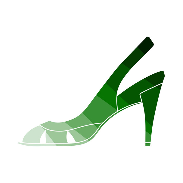 Femme talons sandale icône
 - Vecteur, image