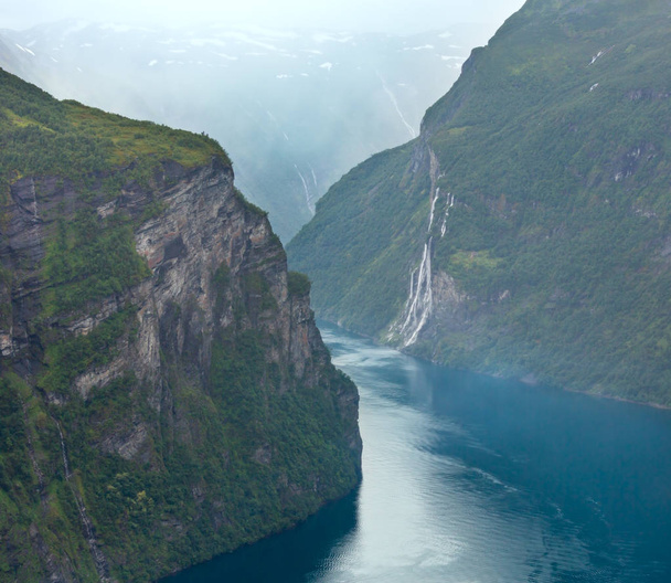 Geiranger Fjord (Norge) - Фото, изображение