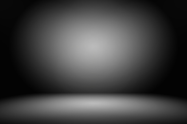 Abstrato luxo borrão cinza escuro e gradiente preto, usado como parede de estúdio de fundo para exibir seus produtos. - Foto, Imagem