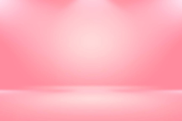 Abstrato vazio suave luz rosa estúdio quarto fundo, Use como montagem para exibição de produto, banner, modelo. - Foto, Imagem