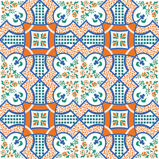 Traditional mediterranean patterns - Vector, Image