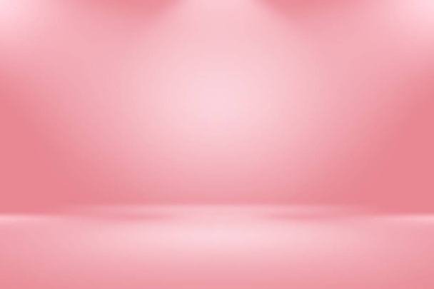 概要空の滑らかなピンクのスタジオルームの背景、製品表示、バナー、テンプレートのモンタージュとして使用. - 写真・画像
