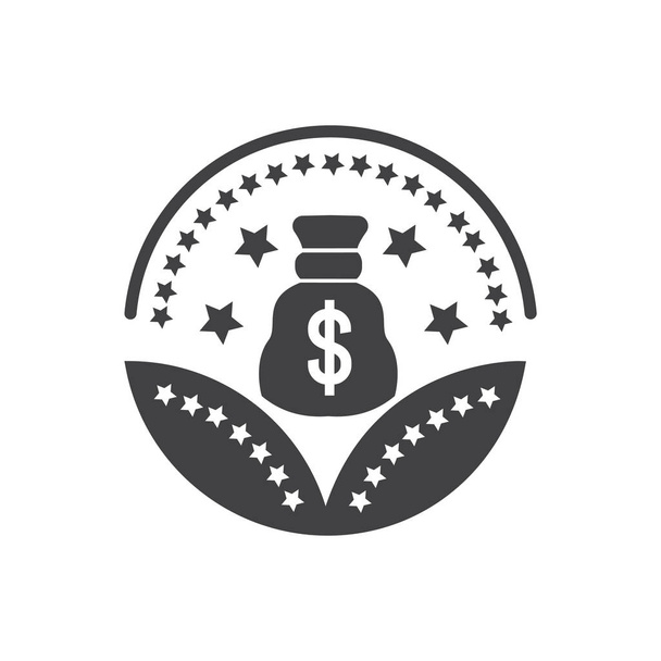 prêmio de investimento em dinheiro ícone vetor sinal de prêmio em dinheiro
 - Vetor, Imagem