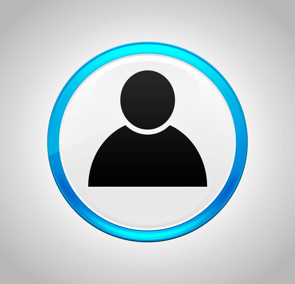 Persona icona rotonda blu pulsante
 - Foto, immagini