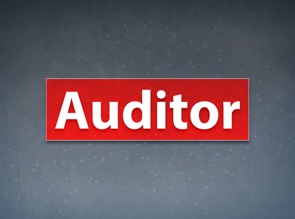 Auditor Red banner abstracte achtergrond - Foto, afbeelding
