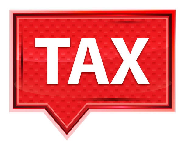 Tlačítko daňové zamlžené růžové nápisu - Fotografie, Obrázek