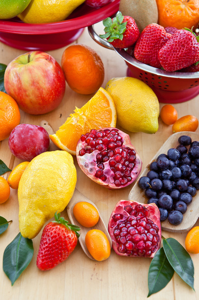 Variety of fresh fruits - Photo, image
