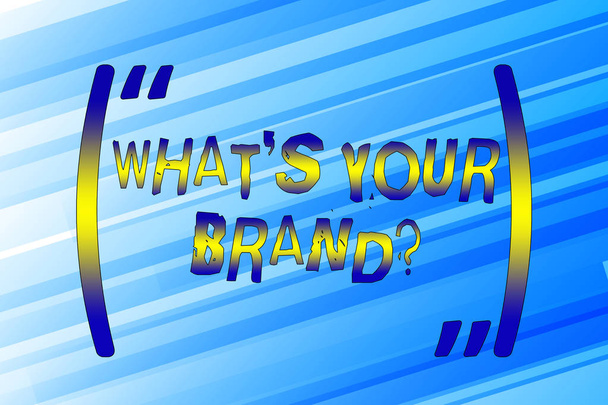 Написання записки, що показує питання вашого бренду. Бізнес-фотографії, що показують питання про логотип продукту робить або що ви спілкуєтеся
. - Фото, зображення
