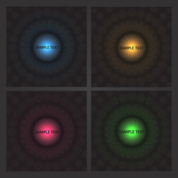Vector set of colorful buttons. - Διάνυσμα, εικόνα