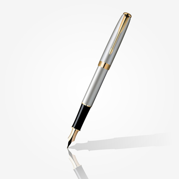 Fountain pen. Vector illustration. - Vector, Image