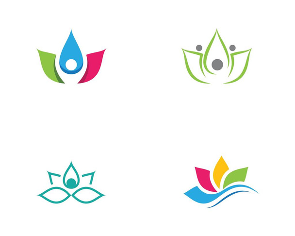 beauty lotus flower vector icon - Vector, Image