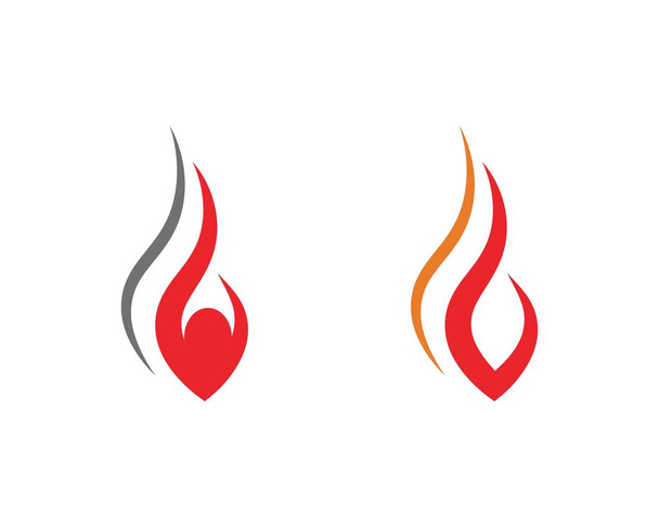 vlam icoon Fire vector ontwerp - Vector, afbeelding
