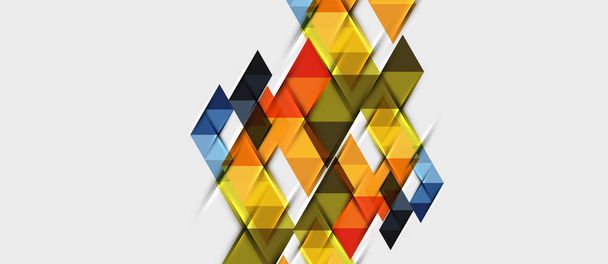 Triangle geometrical modern business presentation design template - Vecteur, image