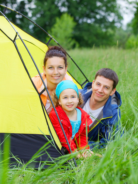 Family camping - Foto, afbeelding
