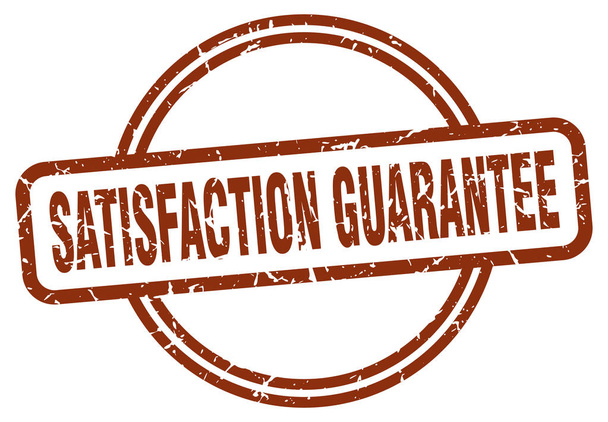 satisfaction guarantee stamp - Vector, imagen