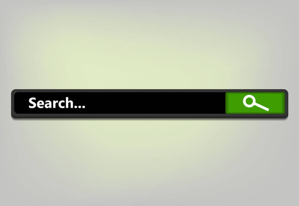 Pasek wyszukiwania, zestaw szablonu wyszukiwania - Wektor, obraz