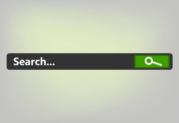 Vyhledávací panel, sada šablon hledání - Vektor, obrázek