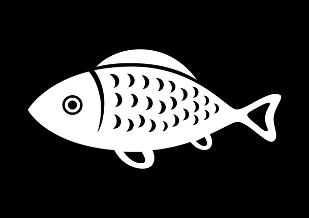 Fish icon - Vector, Image