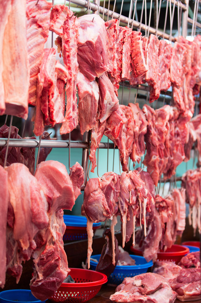Meat at market - Foto, Imagem