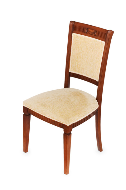 Wooden chair isolated on the white - Valokuva, kuva