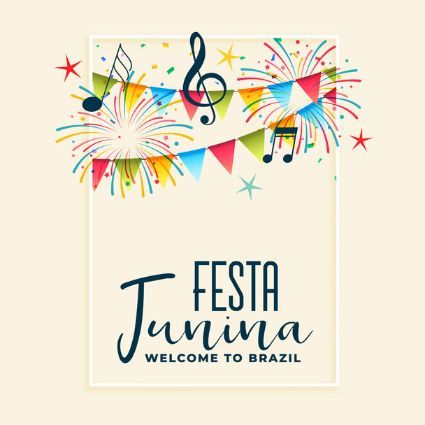 festa junina celebración fiesta fondo
 - Vector, Imagen