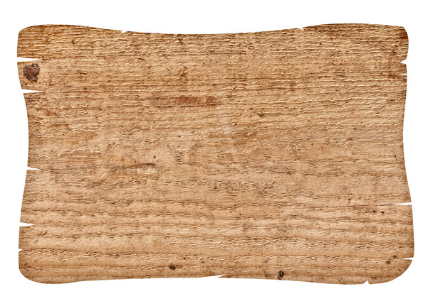 Planche de bois isolée sur fond blanc
 - Photo, image