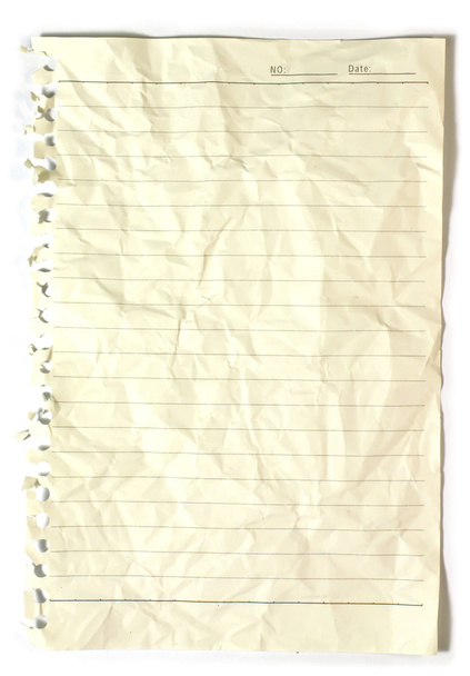 Ancien carnet isolé sur fond blanc
 - Photo, image