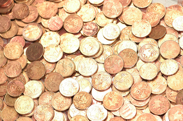 Background with many golden coins - Photo, Image