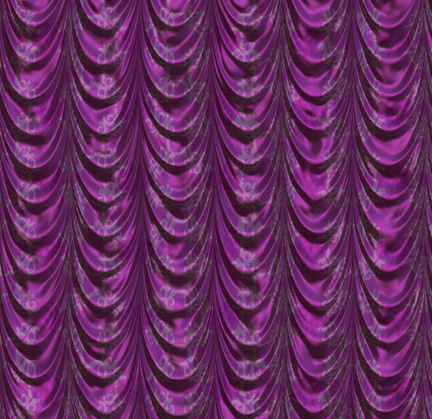 Purple curtain background - Photo, Image