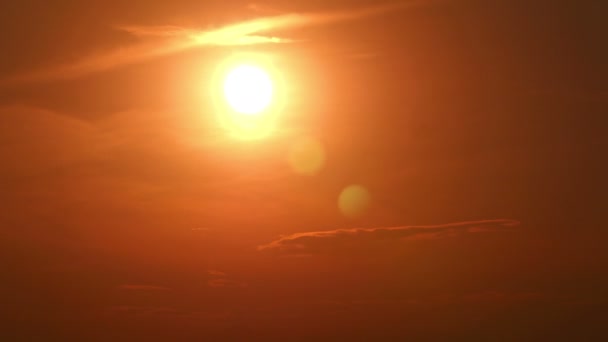Gold Sonnenuntergang Zeitraffer 4k - Filmmaterial, Video