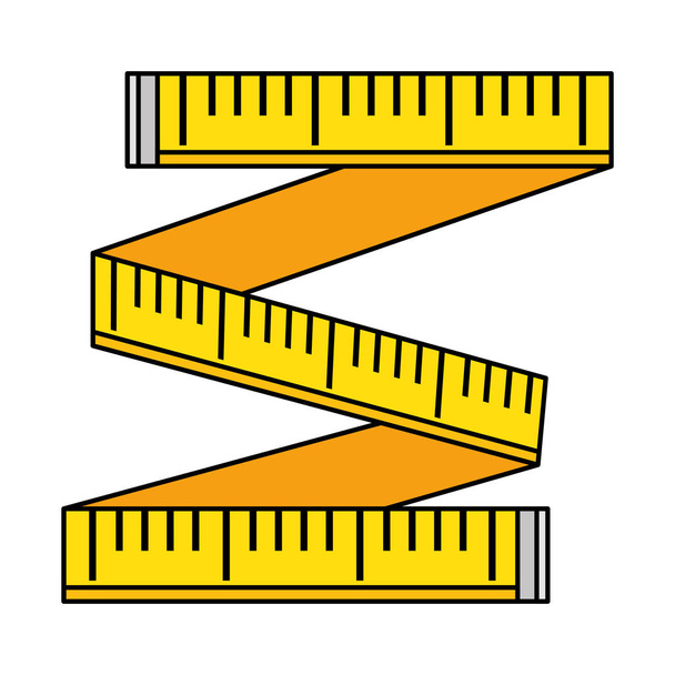 cinta métrica icono aislado
 - Vector, Imagen