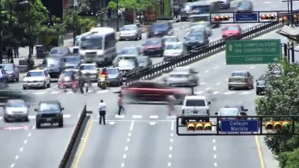 Urban traffic in time lapse - Footage, Video