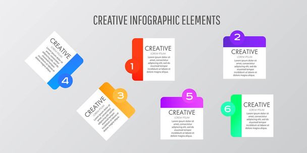 Gli adesivi per modelli di design moderno possono essere utilizzati per infografici, banner, grafici o vettori di layout del sito Web
. - Vettoriali, immagini