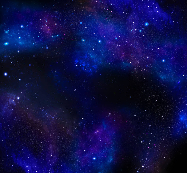 Nachthimmel, Milchstraße, Galaxienhintergrund - Foto, Bild