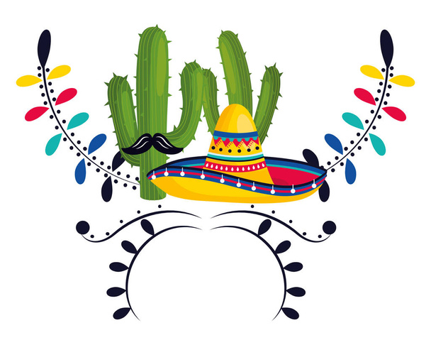 dibujos animados de cultura mexicana
 - Vector, imagen