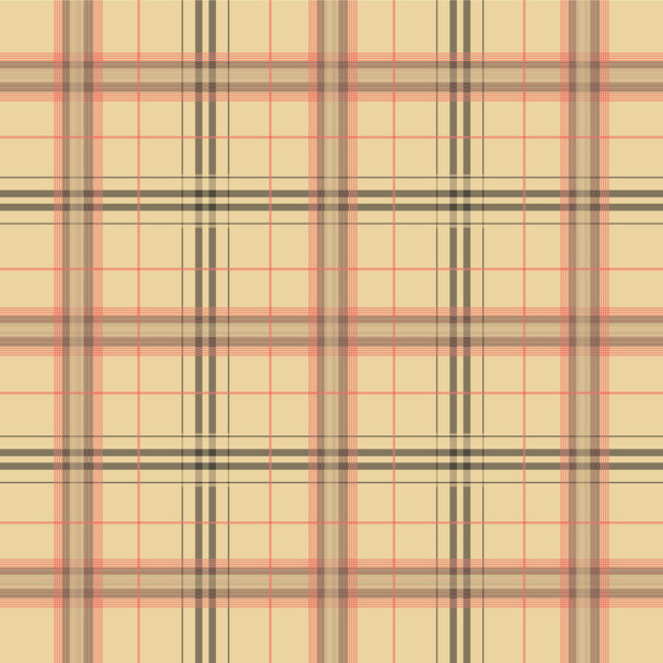 seamless pattern plaid background in red and yellow for fashion textile design - Photo, Image