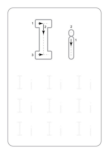 Дитячий садок Трек Листи Робочі аркуші монохромні Трекерні листи Робочі аркуші на білому тлі Векторні ілюстрації
 - Вектор, зображення